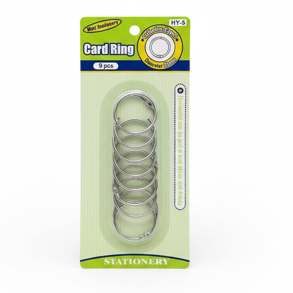 Card Ring 9 Pcs / حلقات بطاقات 9 قطع
