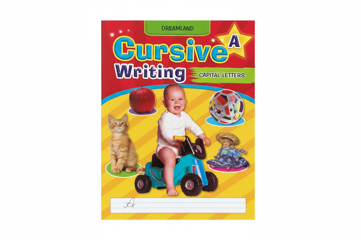 Cursive Writing Capital Letters A / الكتابة المائلة الحروف الكبيرة ‑ A