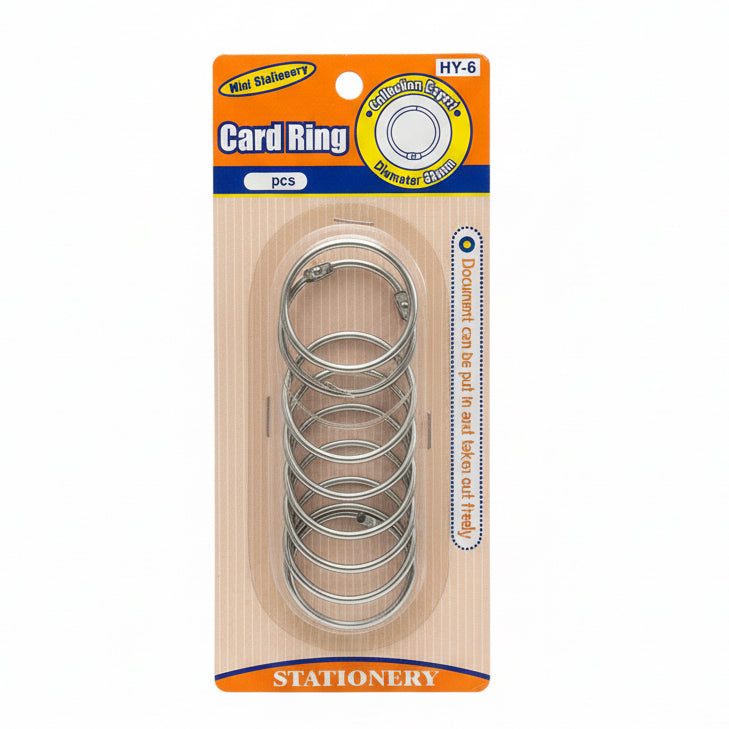 Card Ring 9 Pcs / حلقات بطاقات 9 قطع