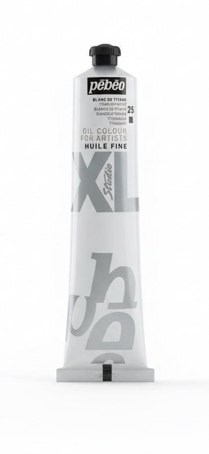 Pebeo Oil Colour XL Huile Fine Titanium White / لون زيتي بيبو XL (هويل فاين) أبيض تيتانيوم