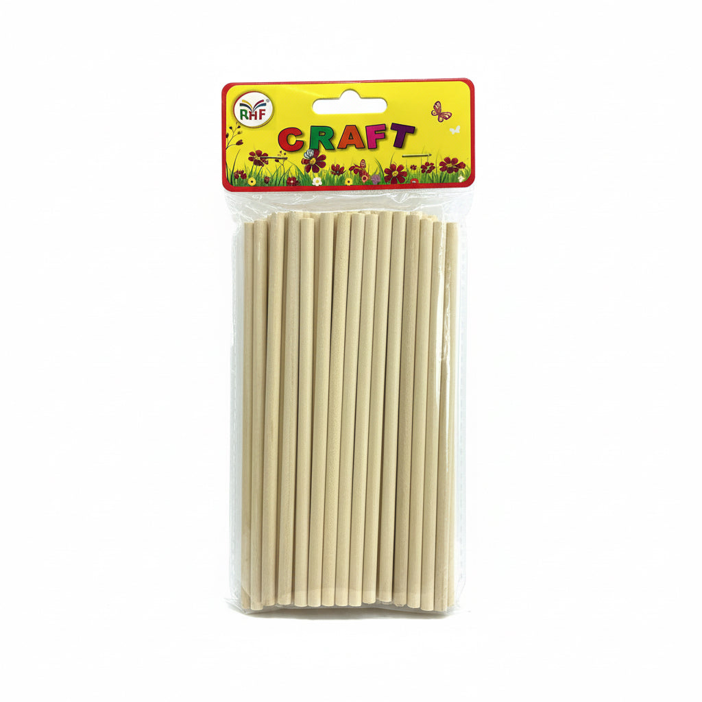 Wooden dowel Rods / عيدان خشبية مستديرة