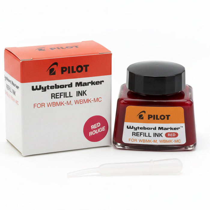 PILOT Wyteboard Marker REFILL INK Red / حبر إعادة تعبئة لقلم سبورة بايلوت أحمر