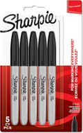 Sharpie FINE Permanent Marker 5 pcs / قلم تحديد دائم شاربى دقيق (5 قطعة)