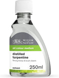 Winsor & Newton Distilled Turpentine, 250ml / تربنتين مقطر من وينسور & نيوتن (250 مل)
