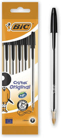 BiC Cristal original medium point x10 Black / بيك كريستال رأس متوسط ×10 اسود