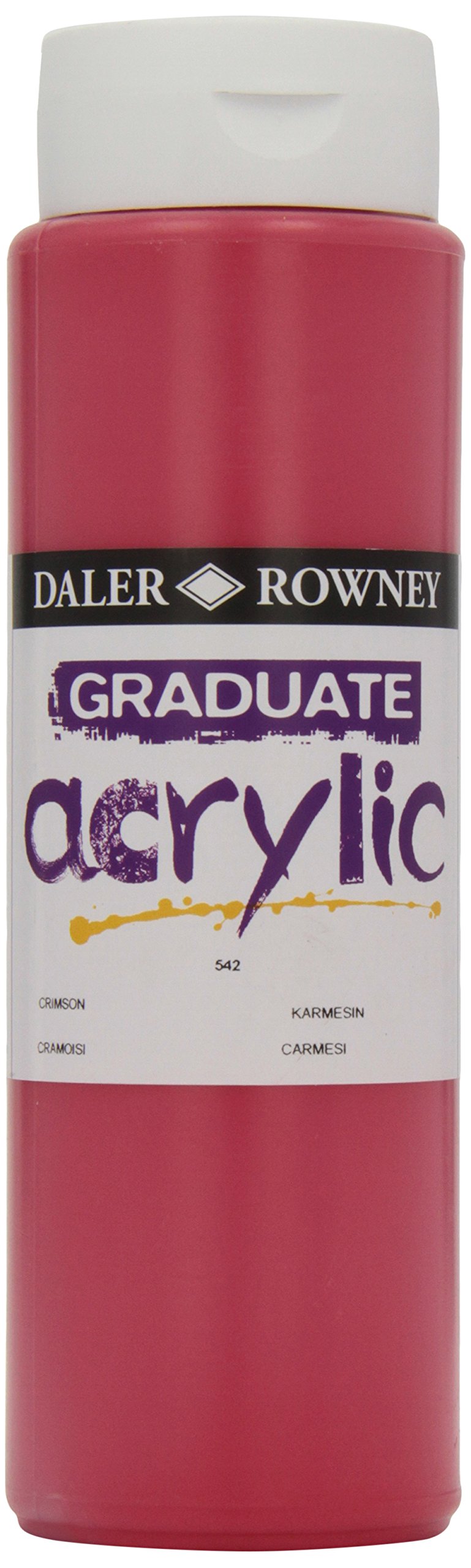 DALER ROWNEY GRADUATE acrylic CRIMSON / ألوان أكريليك DALER ROWNEY GRADUATE – قرمزي