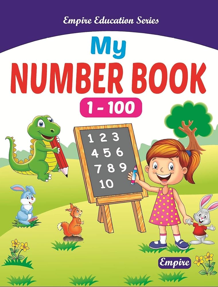 Number Book 1‑100 / كتاب الأعداد من 1‑100