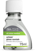 Winsor & Newton artist gloss varnish 75 ml / ورنيش لامع للفنانين من وينسور ونيوتن – 75 مل