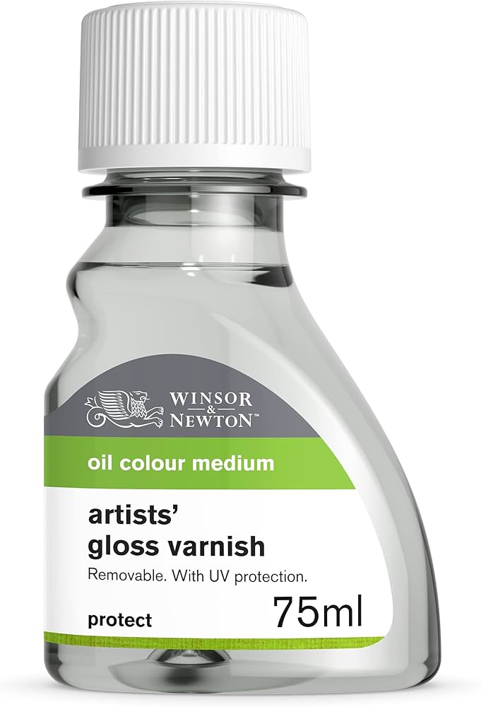 Winsor & Newton artist gloss varnish 75 ml / ورنيش لامع للفنانين من وينسور ونيوتن – 75 مل