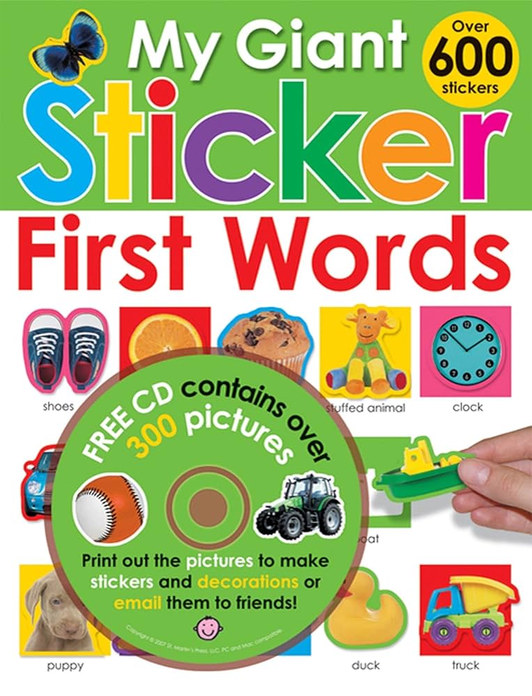 My Giant sticker first words / أول كلماتي العملاقة بالملصقات