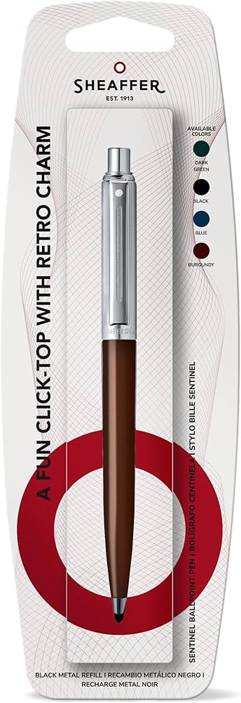 SHEAFFER Sentinel Ballpoint Pen Brown