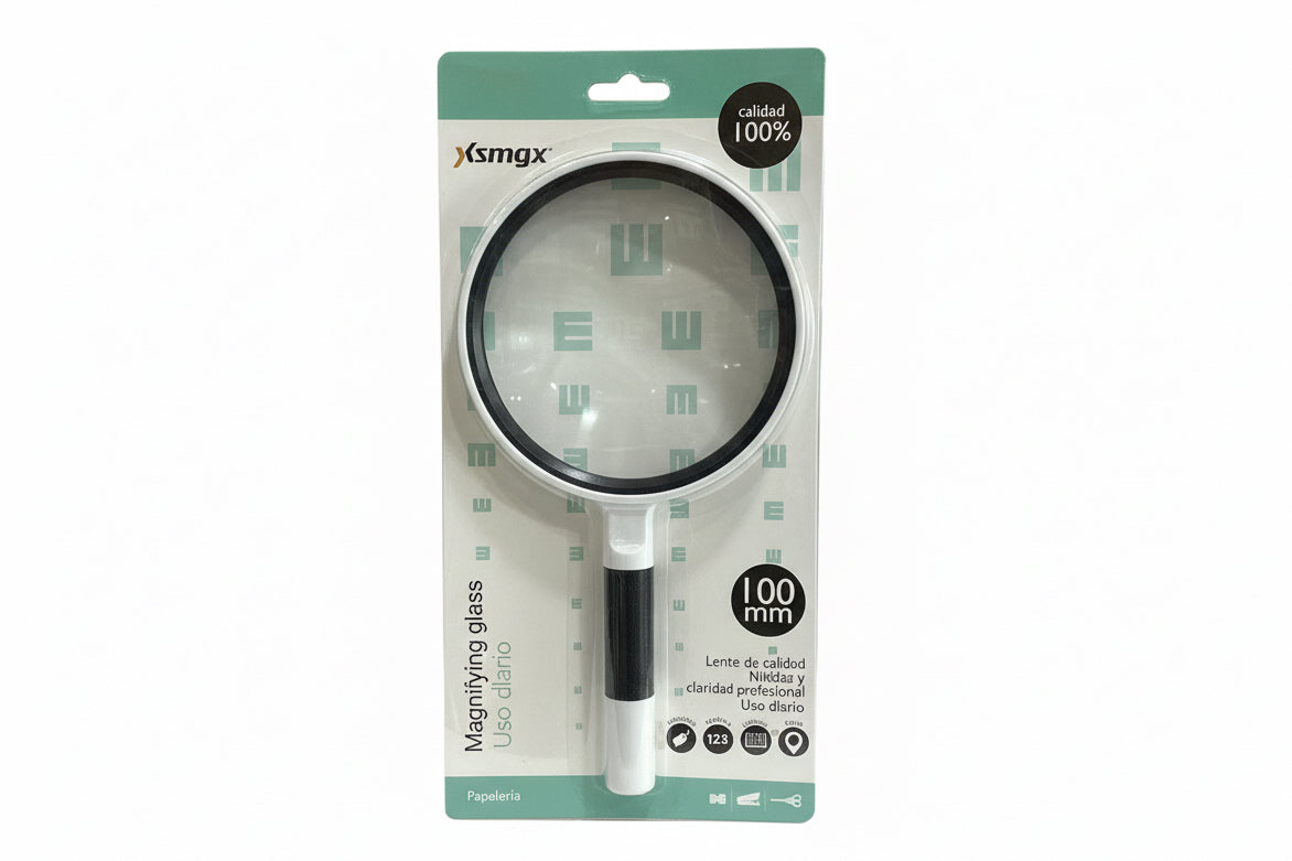xsmgx Magnifying Glass 100 mm / عدسة مكبّرة xsmgx بقطر 100 مم