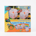 Kids Colour-Your-Own Play Tent with Washable Pens – Dinosaur Design / خيمة تلوين للأطفال مع أقلام قابلة للغسل – تصميم الديناصورات