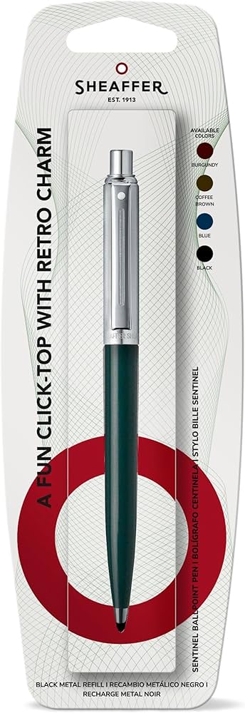 SHEAFFER Sentinel Ballpoint Pen Green