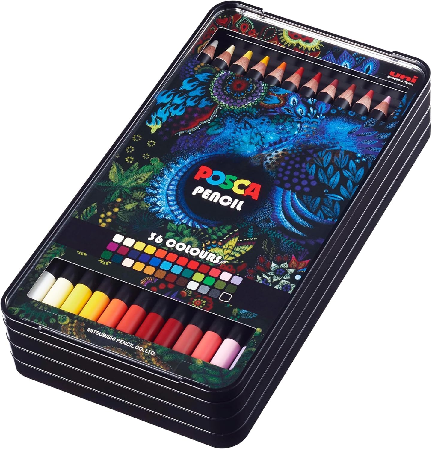 Uni POSCA Pencil 36 Colours / أقلام بوسكا رصاص 36 لونًا