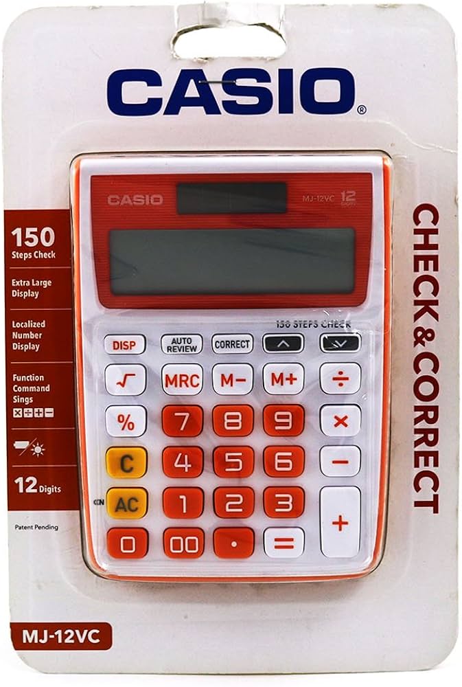CASIO MJ-12VC Calculator / آلة حاسبة مكتبية كاسيو MJ-12VC