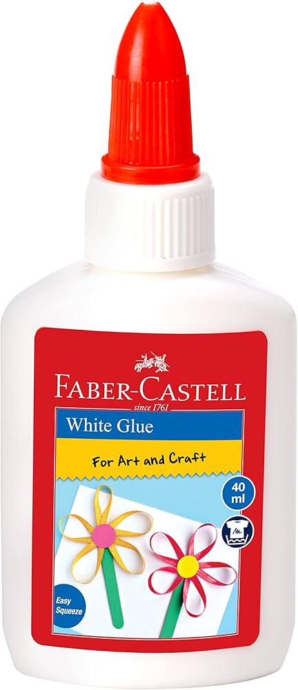 Faber castell White Glue 100ml / غراء أبيض من فابر كاستل (100 مل)