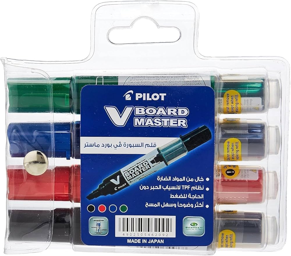 PILOT BOARD MASTER 4 Pcs / مجموعة أقلام PILOT BOARD MASTER 4 قطع