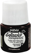 pebeo Setacolor transparent 20 Red ochre / بيبيو سيتاكولور شفاف 20 – أكري أحمر (أوكر أحمر)