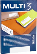 MULTI 3 A4 100 Sheets, 6800 labels / ملصقات مالتي 3 مقاس A4، عدد 100 ورقة، بإجمالي 6800 ملصق