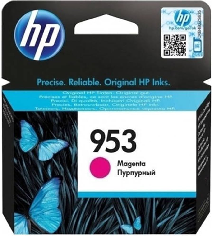 Original HP Ink Cartridge 953 Magenta 630* pages / خرطوشة حبر أصلية HP 953 أرجواني 630* صفحة