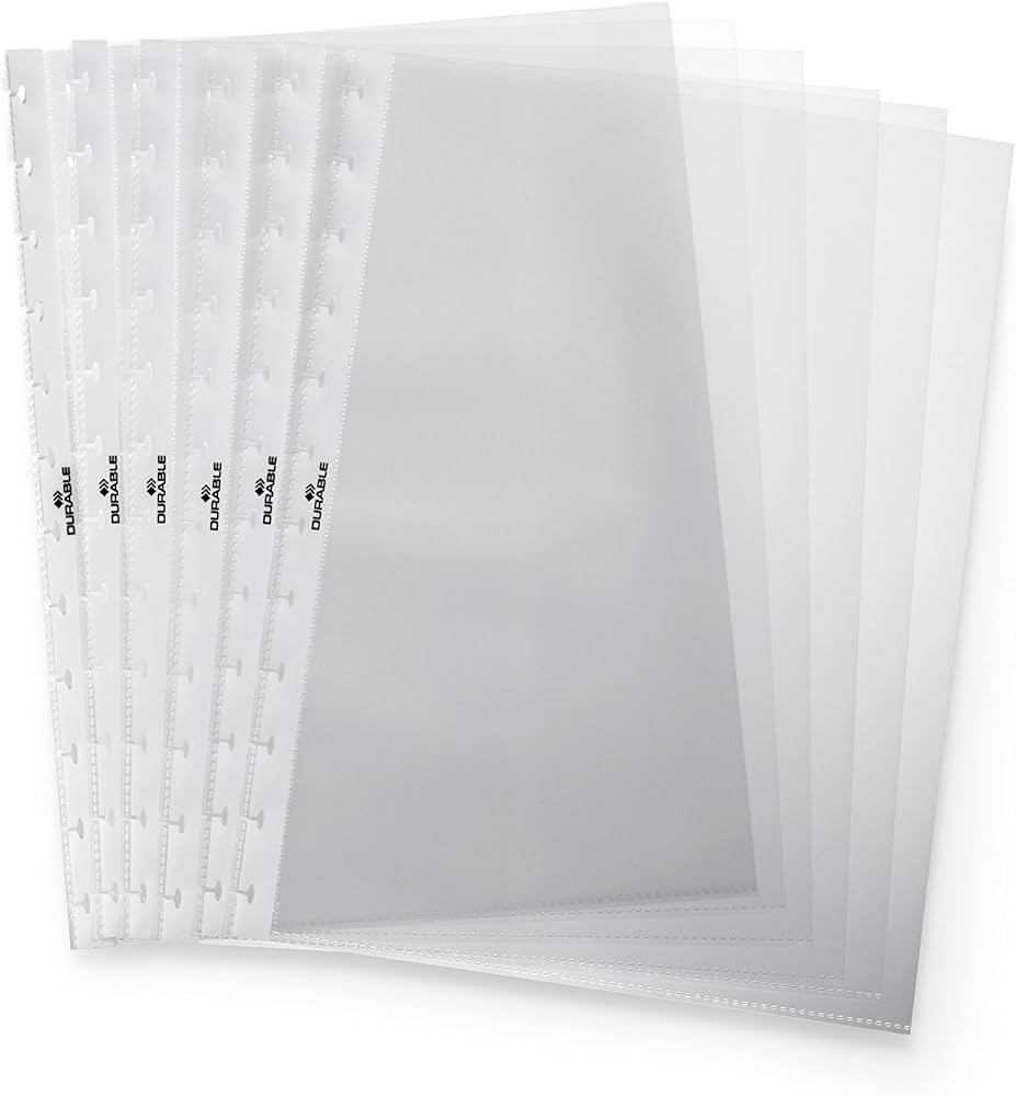 DURABLE Duralook Cover transparent 19 / غلاف دورالوك متين شفاف مقاس 19