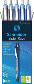 Schneider Slider Rave XB Blue Ballpoint Pen 5 pcs