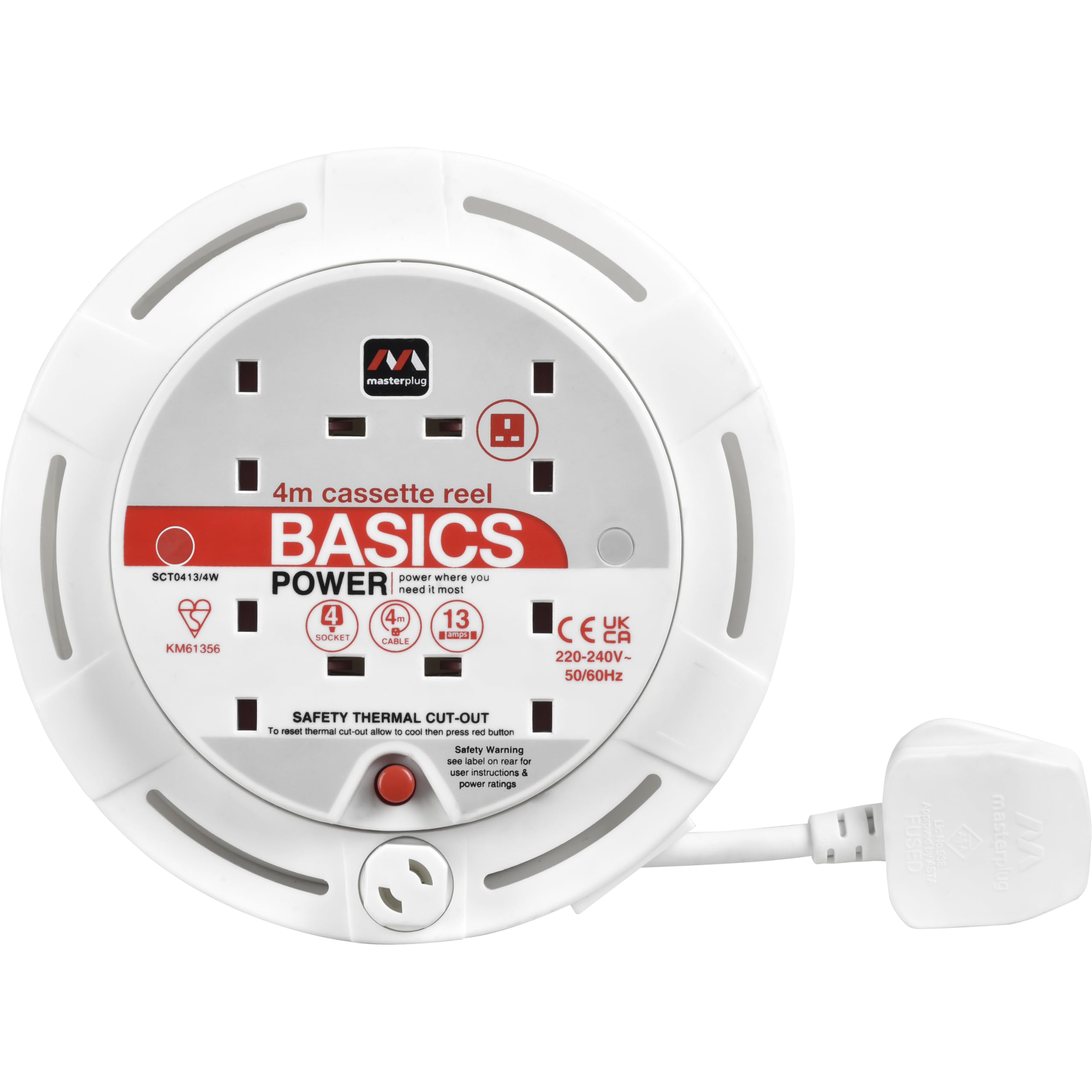 4m cassette reel BASICS POWER / بكرة سلك 4 م BASICS POWER
