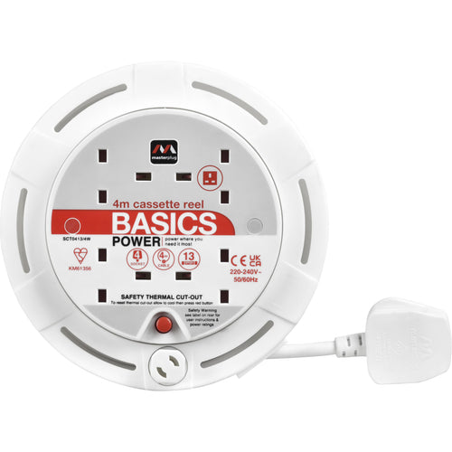 4m cassette reel BASICS POWER / بكرة سلك 4 م BASICS POWER