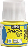 Pebeo Setacolor Lemon Yellow / بيبو سيتاكلر أصفر ليموني