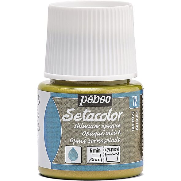 Pebeo Setacolor Opaque 72 Bronze / بيبو سيتاكلر معتم 72 برونزي