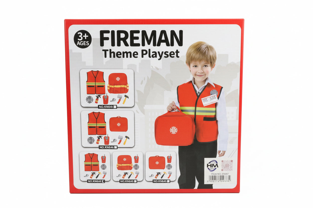 Fireman theme playSet / طقم لعب ثيم رجل الإطفاء