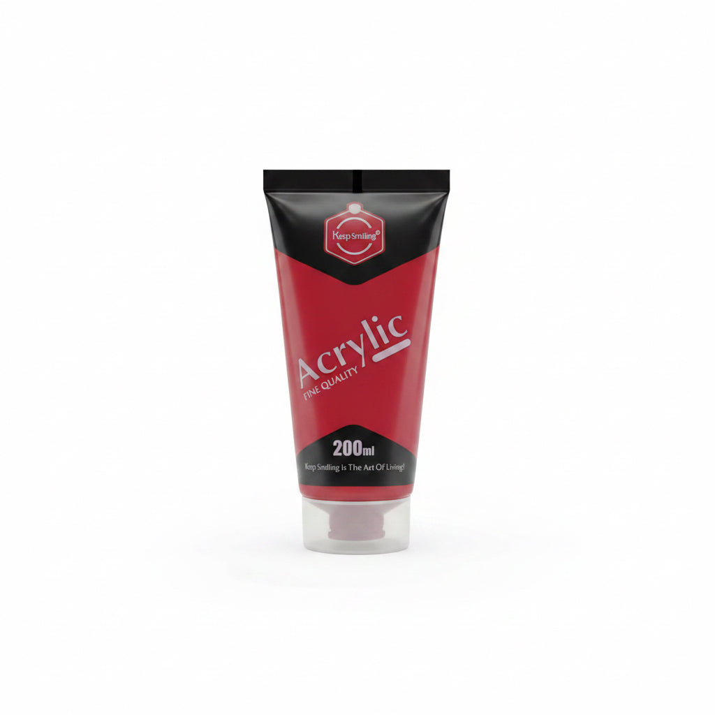 Keep smiling Acrylic Paint 500 ml Crimson Red