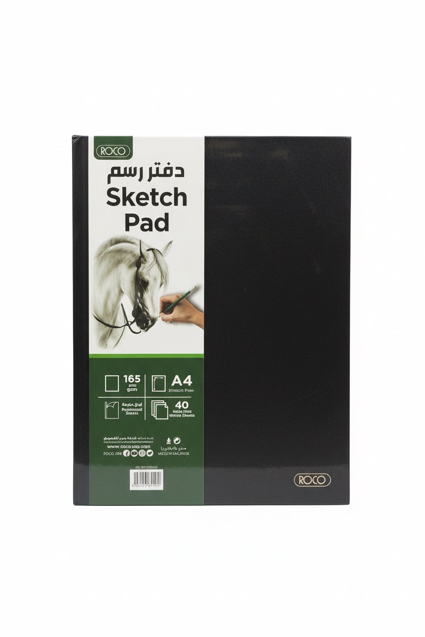 roco Sketch pad 165 gsm, A4 / روكو دفتر سكتش 165 جم/م²، A4