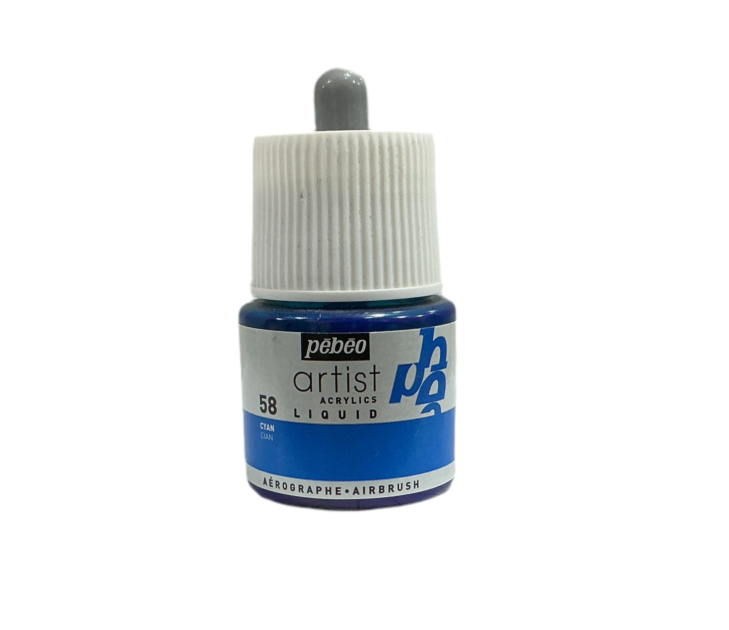 pebeo artist acrylics LIQUID 58 cyan / بيبو أرتيست أكريليك سائل 58 سماوي
