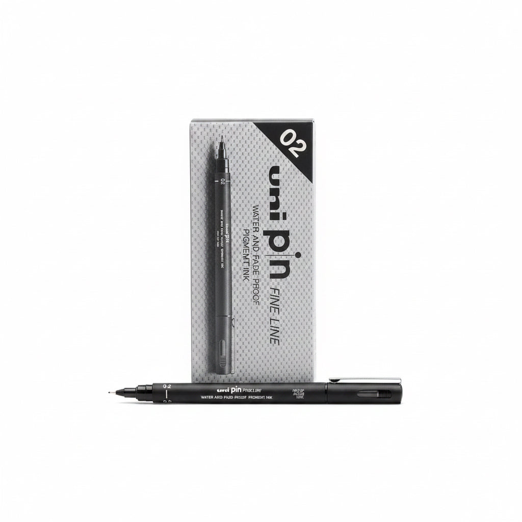 uni pin FINE LINE 0.2 x10 Black / يوني بين خط دقيق 0.2 ×10 أسود