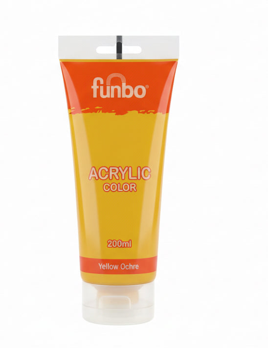 Funbo Acrylic Color Paint 200 ml / دهان أكريليك فنبو 200 مل