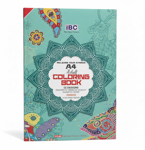 A4 Advanced Colouring Book / كتاب تلوين متقدم بحجم A4