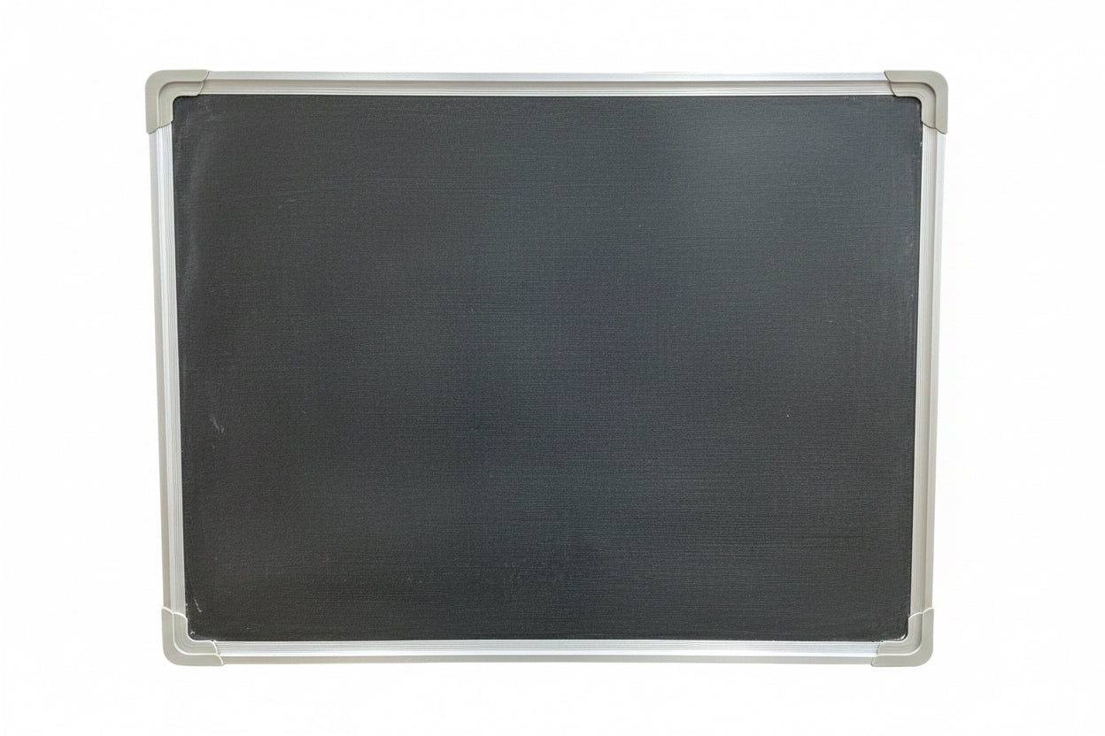 Double Side Magnetic Black Chalk Board 45x60cm / سبورة سوداء مغناطيسية مزدوجة الوجه للطباشير مقاس 45×60 سم