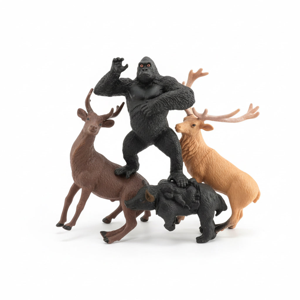 Plastic Wild Animal Toys / حيوانات برية بلاستيكية