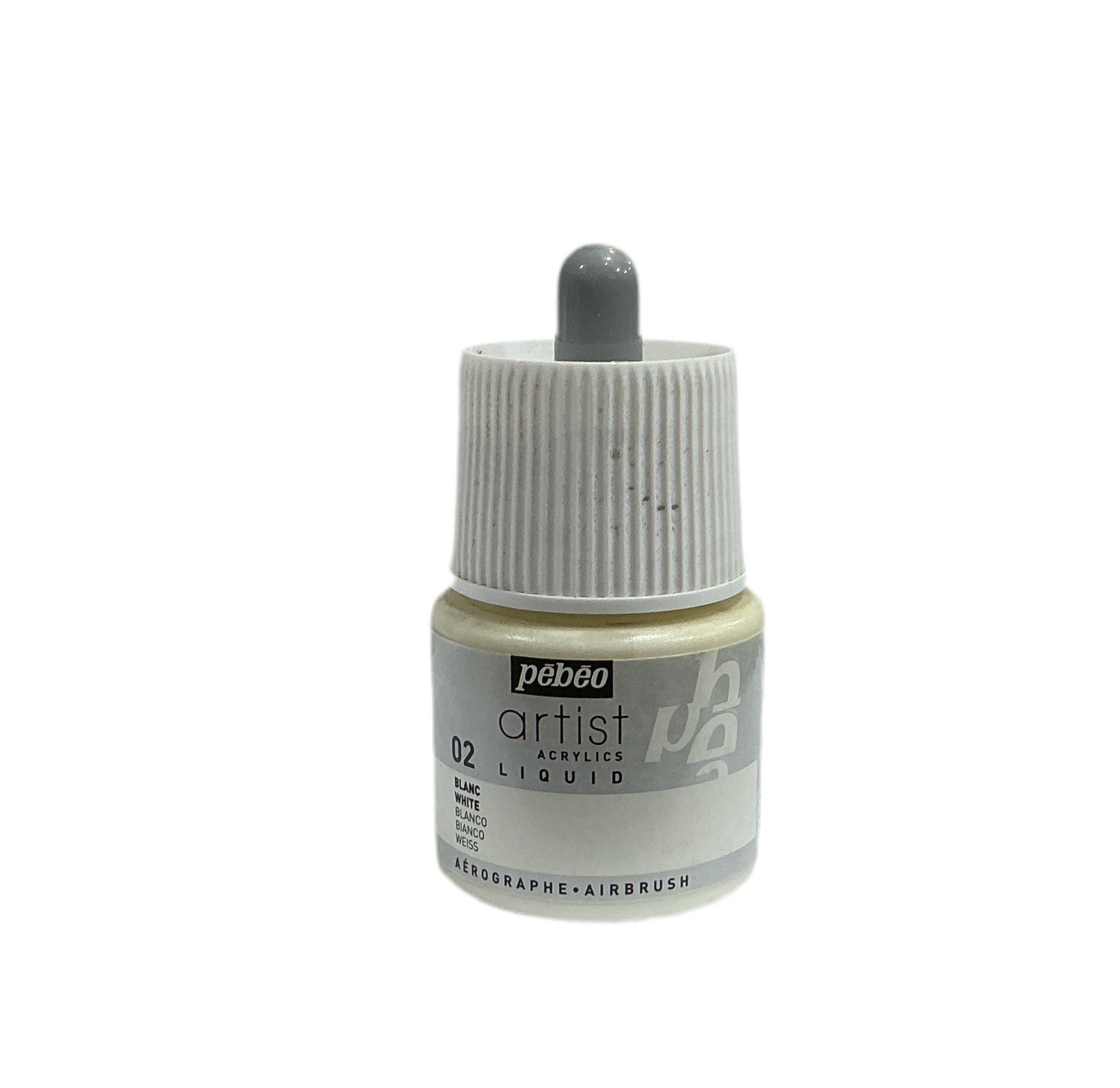 pebeo artist acrylics LIQUID 02 white / بيبو أرتيست أكريليك سائل 02 أبيض
