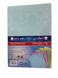 Atlas Bristol Binding covers Blue A4 100 Sheets / أغلفة تجليد بريستول أطلس