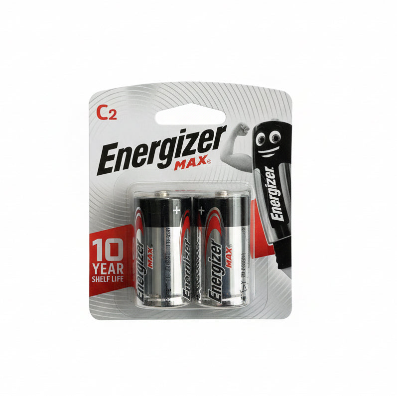 Energizer C2 / بطاريات Energizer ‏C عبوة 2