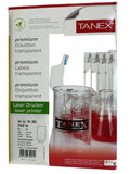TANEX premium labels Transparent / ملصقات تانكس بريميوم شفافة
