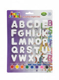 PLASTER PAINTING Alphabet / تلوين الجبس – الحروف الأبجدية