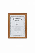 Photo or Document Frame – Light Brown Wood A4 / إطار صورة أو وثيقة – خشب بني فاتح A4