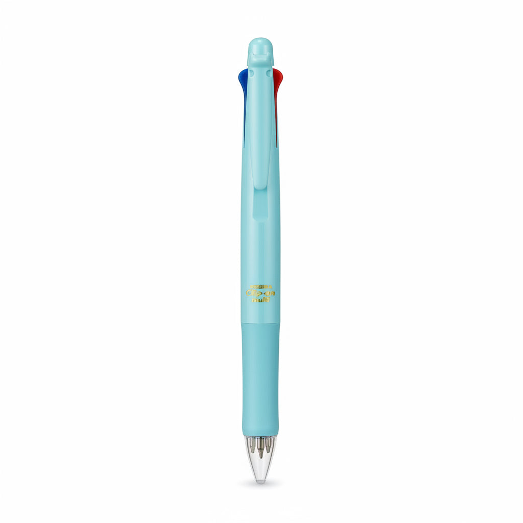Zebra Clip-On Multi Pastel Blue / قلم زيبرا كليب أون مالتي أزرق باستيل