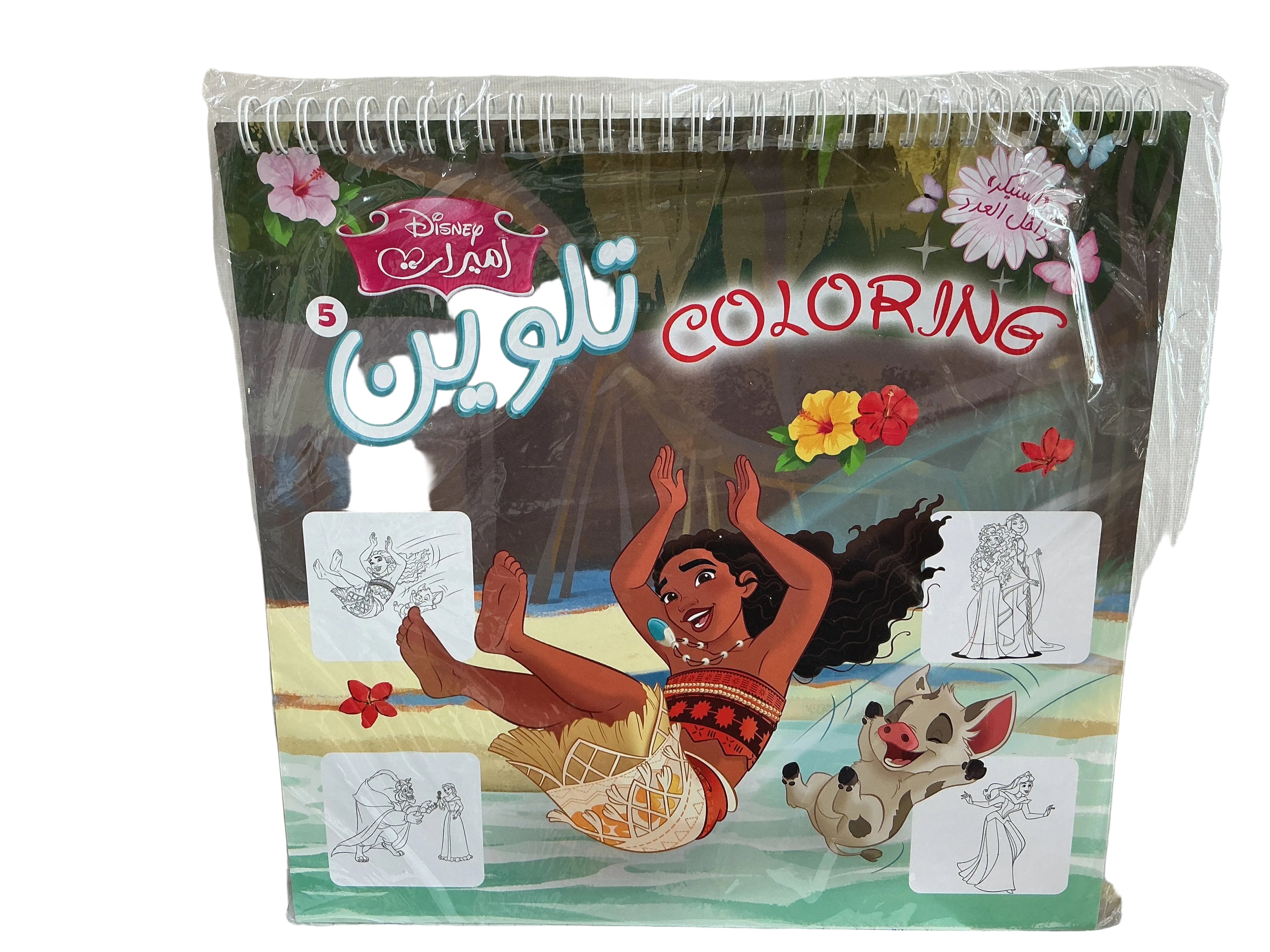 Disney Coloring & Sticker Book 5