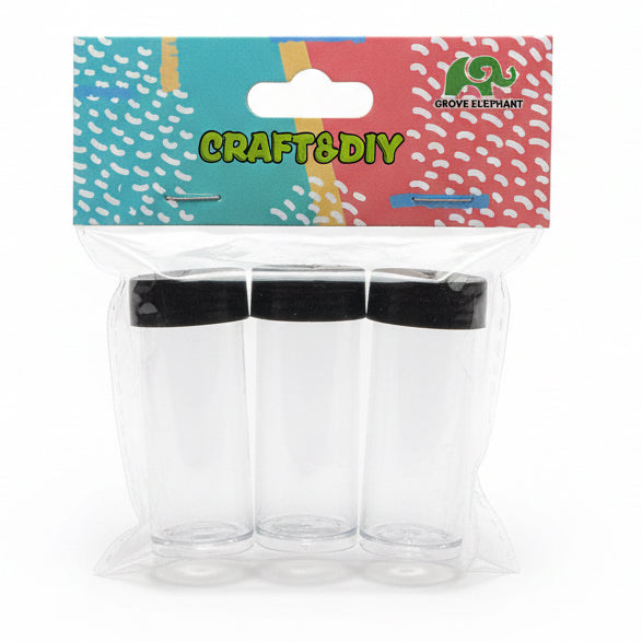 Plastic round bottle small x3 / زجاجة بلاستيكية دائرية صغيرة ×3