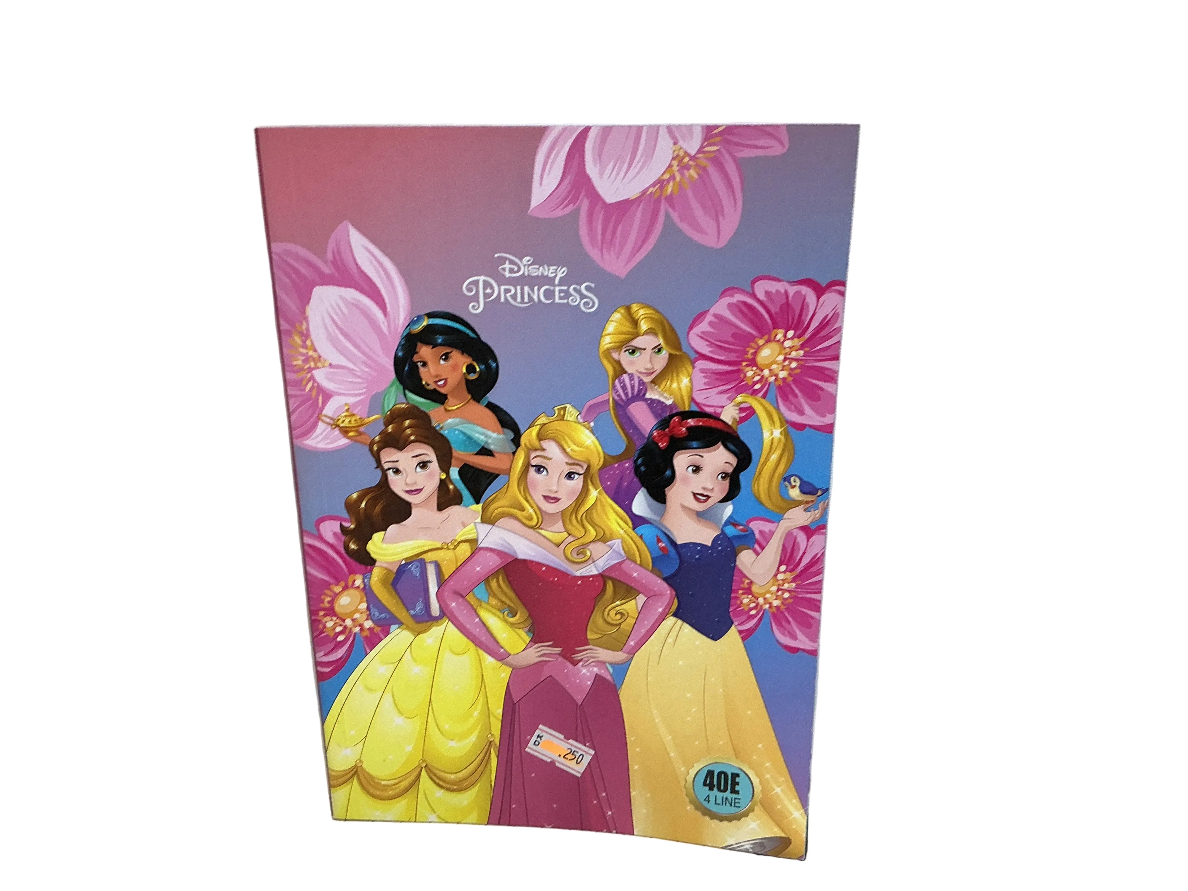 Kids NoteBook 40 English Sheets – Disney Princess / دفتر أطفال إنجليزي – ٤٠ ورقة – أميرات ديزني